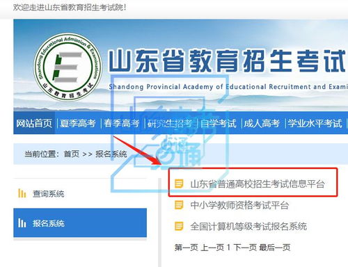 山东高考志愿填报辅助系统使用指南 轻松上手，精准择校